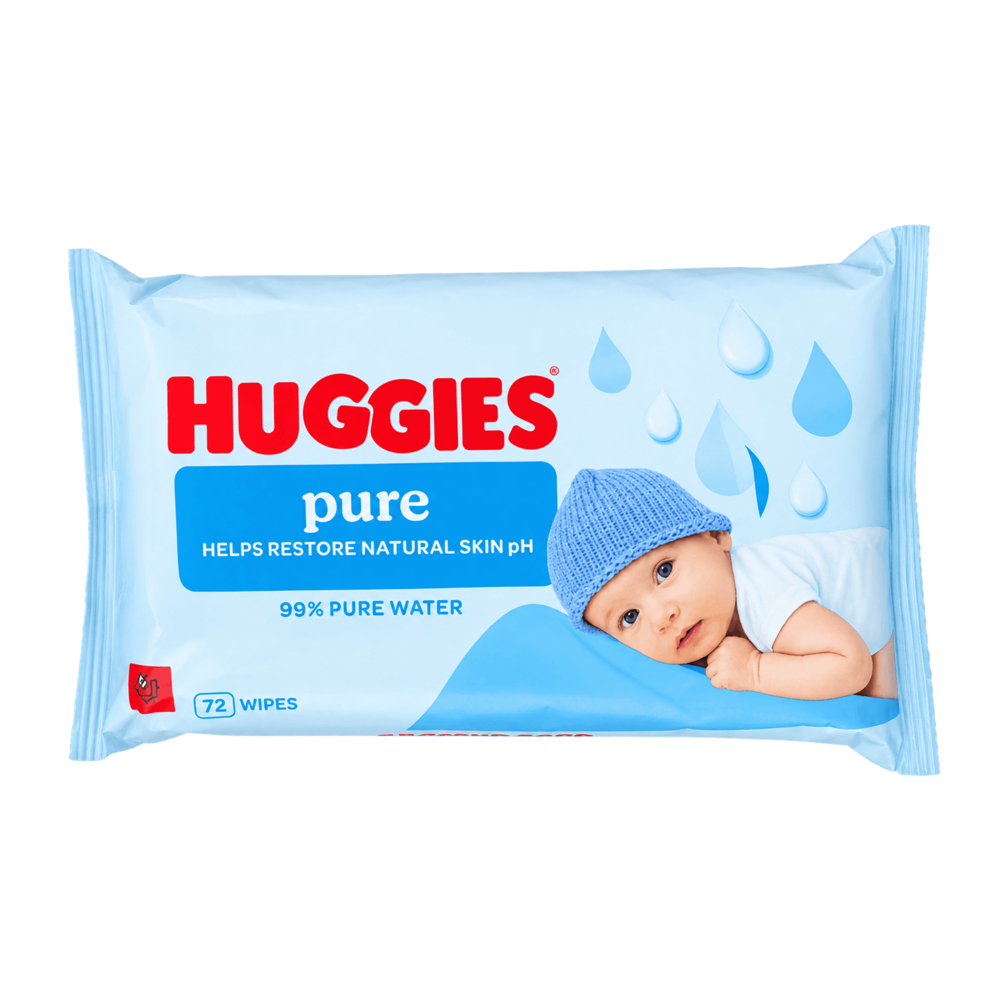 Huggies Pure Baby Wipes – 48 Pack