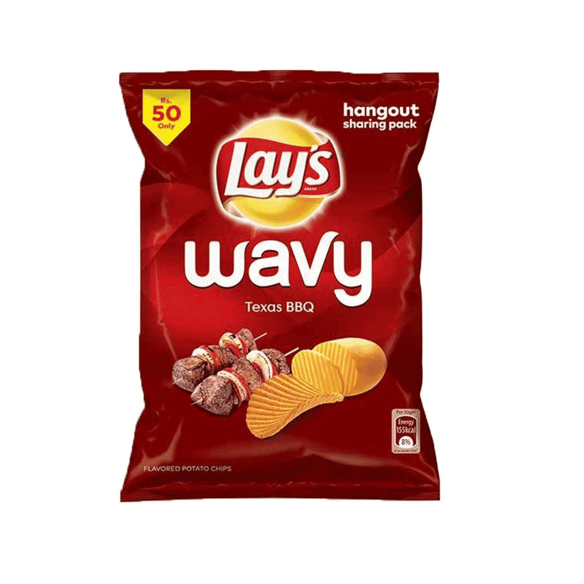 Lay's Wavy Flavor 50 Rs