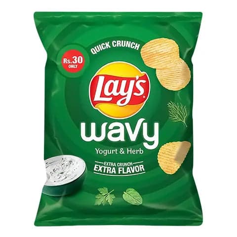 Lay's Wavy Yogurt & Herb Rs. 30