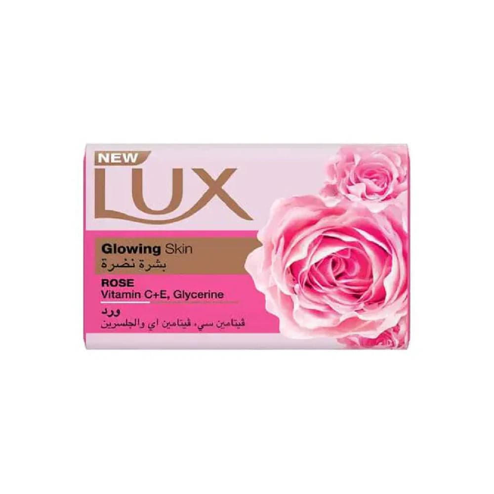 Lux Soap Rose Glowing Skin Saudia Vitamin C+e 170 g