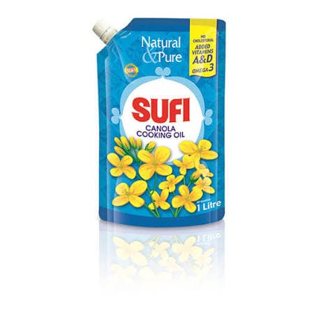 Sufi Canola Cooking Oil 1 Ltr